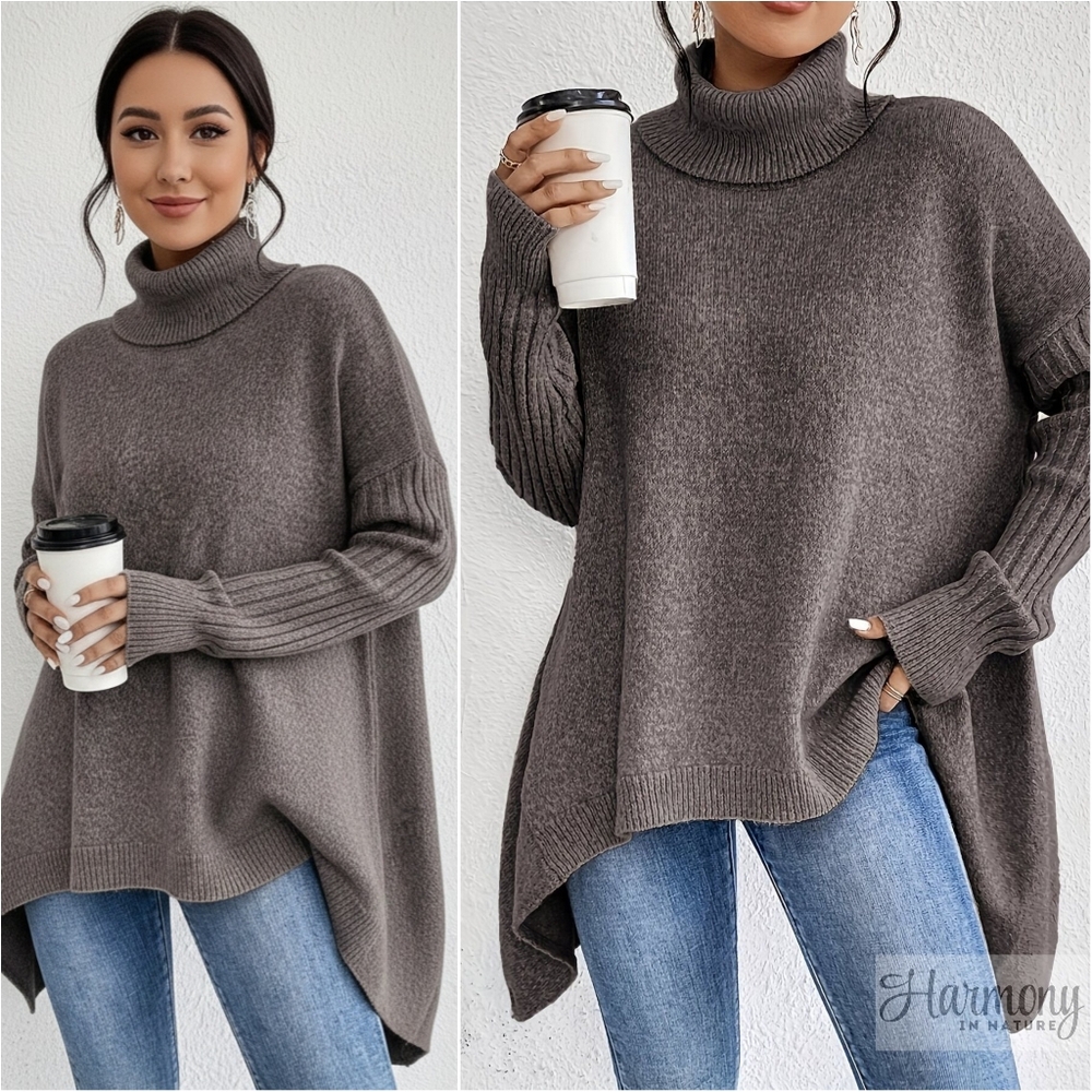 Perfectly Unbalanced Sweater - Tan